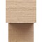 Ekena Millwork 4in. W x 6in. H x 36in. L Chapel Hill Woodgrain TimberThane Rafter Tail, Primed Tan RFTUR04X06X36CHPRCPR - alternate 6